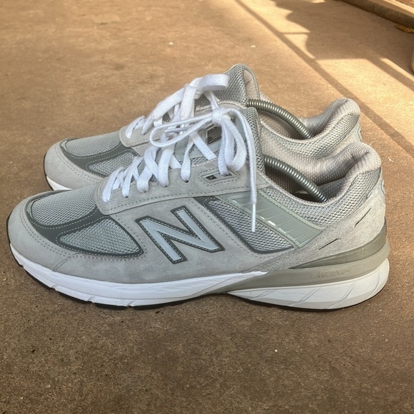 New Balance Men's Gray Running Shoes 990v5 - Picture 4 of 6